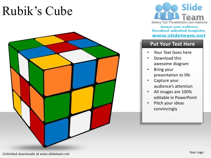 How to create make download rubiks cube power point slides and ppt di…