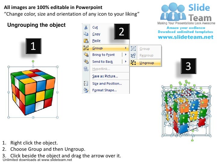 How to create make download rubiks cube power point slides and ppt di…