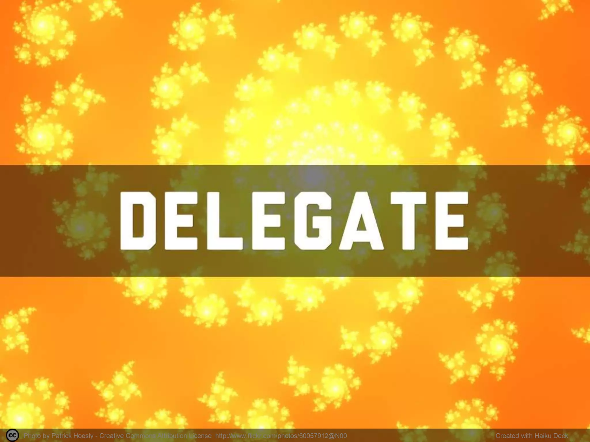 Photo by Patrick Hoesly - Creative Commons Attribution License http://www.flickr.com/photos/60057912@N00 Created with Haiku Deck
 