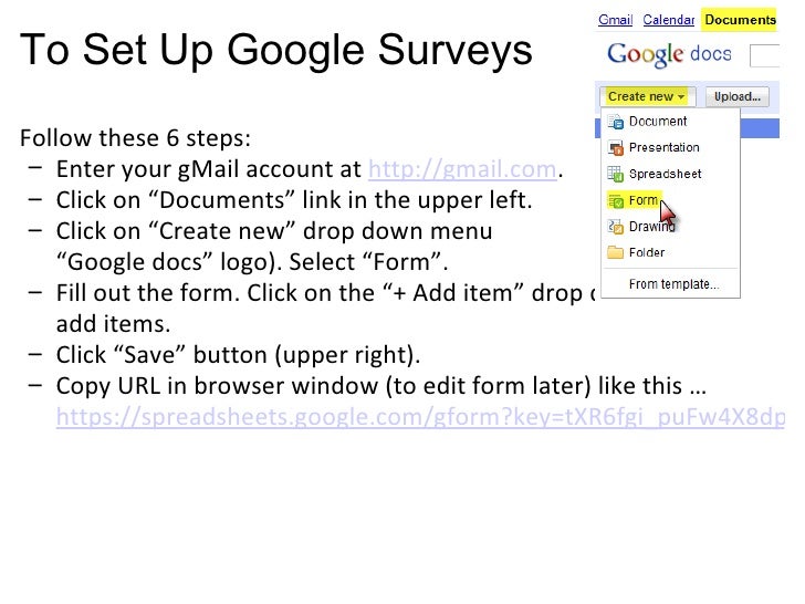 surveys form