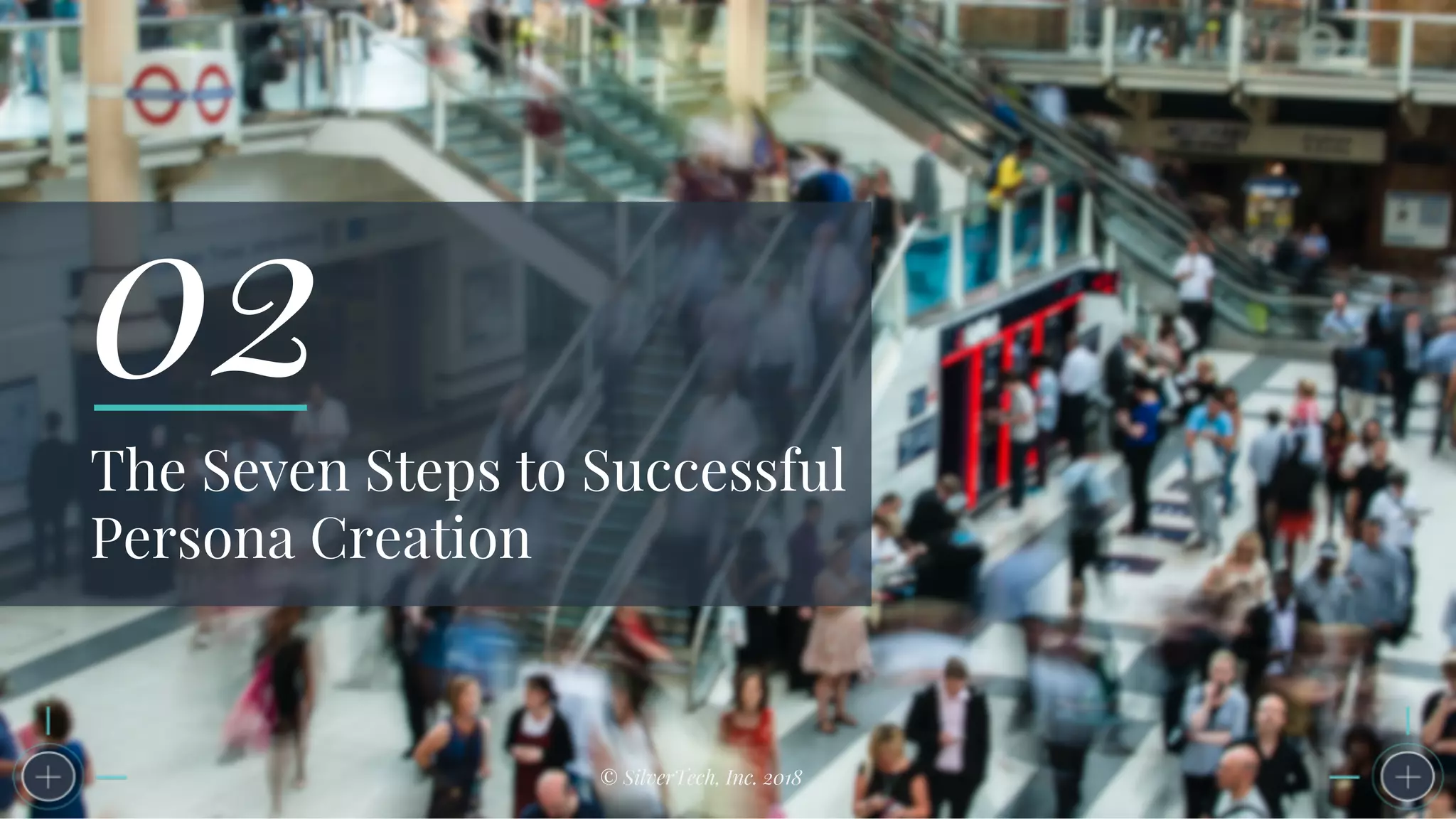 The Seven Steps to Successful
Persona Creation
© SilverTech, Inc. 2018
02
 