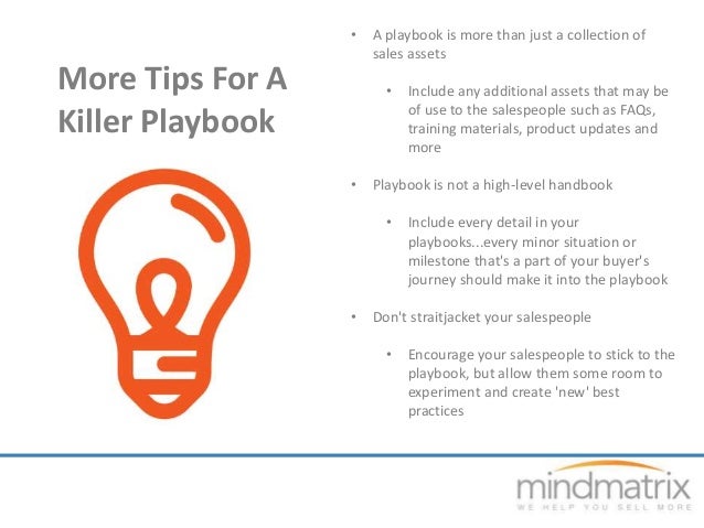 How to create playbooks that really work
