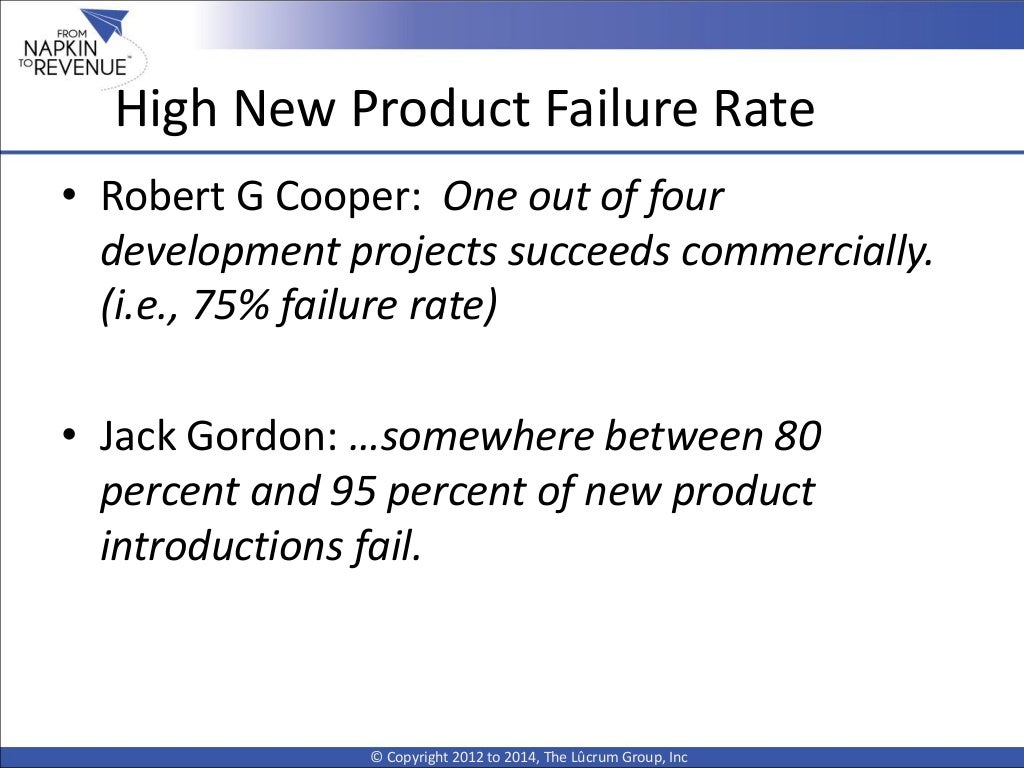 high-new-product-failure-rate