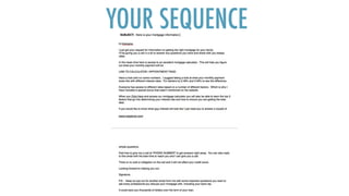 YOUR SEQUENCE
 