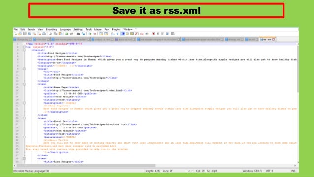 how to create rss feed for your website