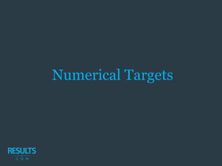Numerical Targets
 