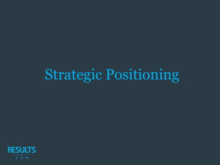 Strategic Positioning
 