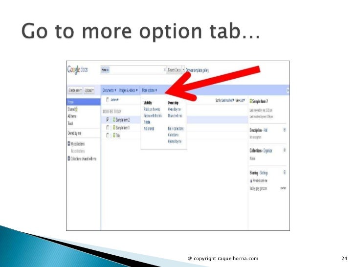 How to create survey form using google docs