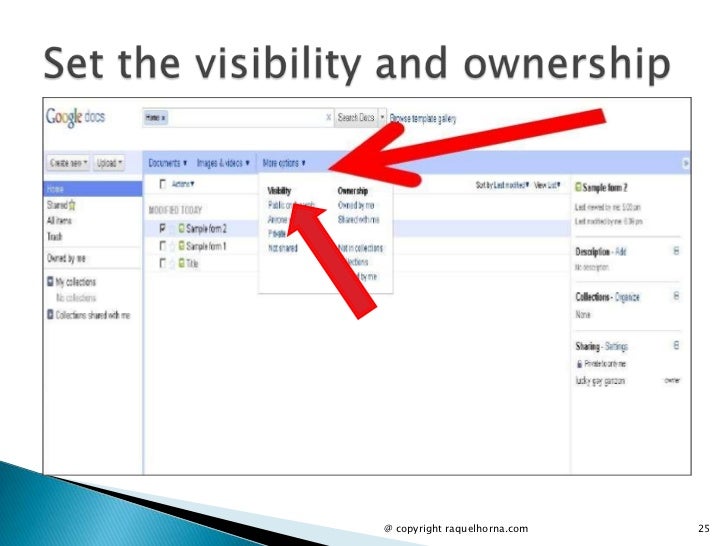 How to create survey with google docs