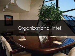 Organizational Intel 