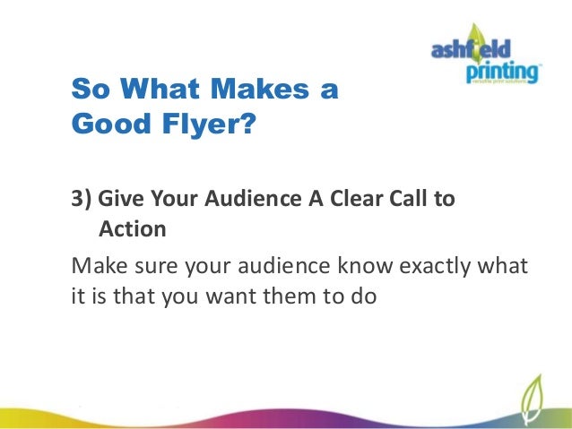 make your flyer