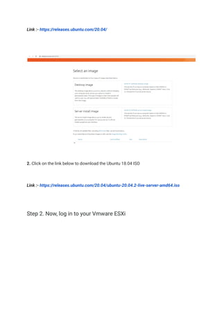 How To Create The Ubuntu 20 VM Template For VMware Automation | PDF