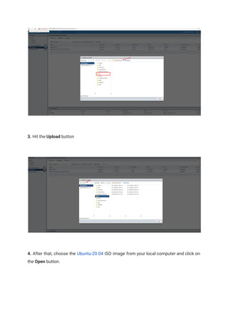 How To Create The Ubuntu 20 VM Template For VMware Automation | PDF