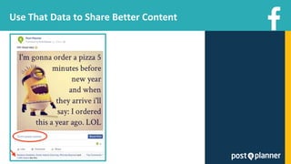 Use That Data to Share Better Content
 