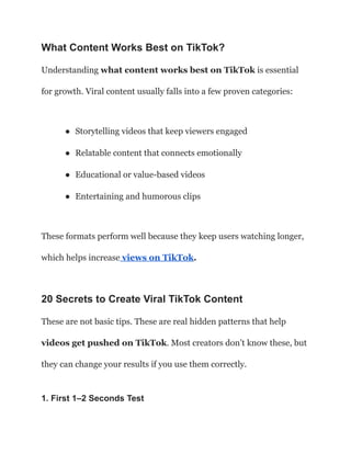 How to Create VIRAL TikTok Content in 2026_ 20 Secrets.pdf