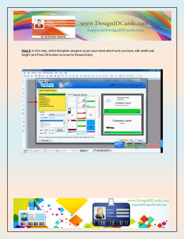 how to create visitor id cards using id card maker utility