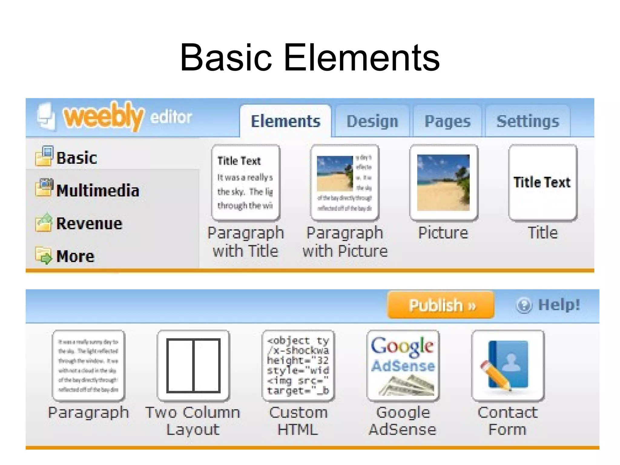 Basic Elements 