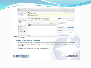 How to create word press