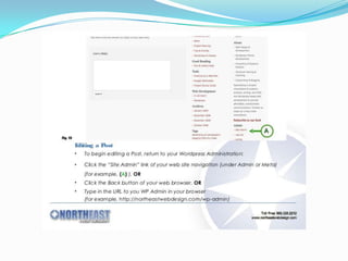 How to create word press
