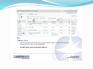 How to create word press