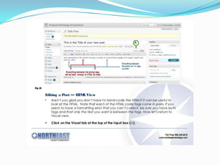 How to create word press