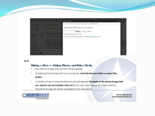 How to create word press