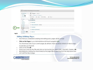 How to create word press