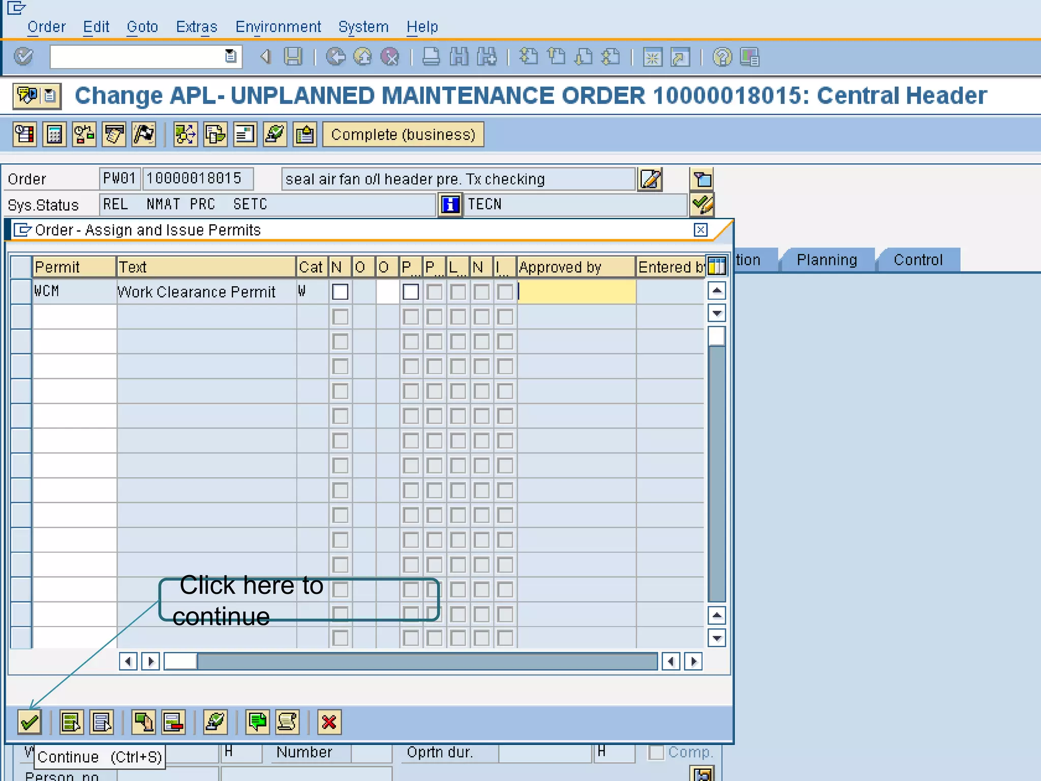 Click here to
continue
 