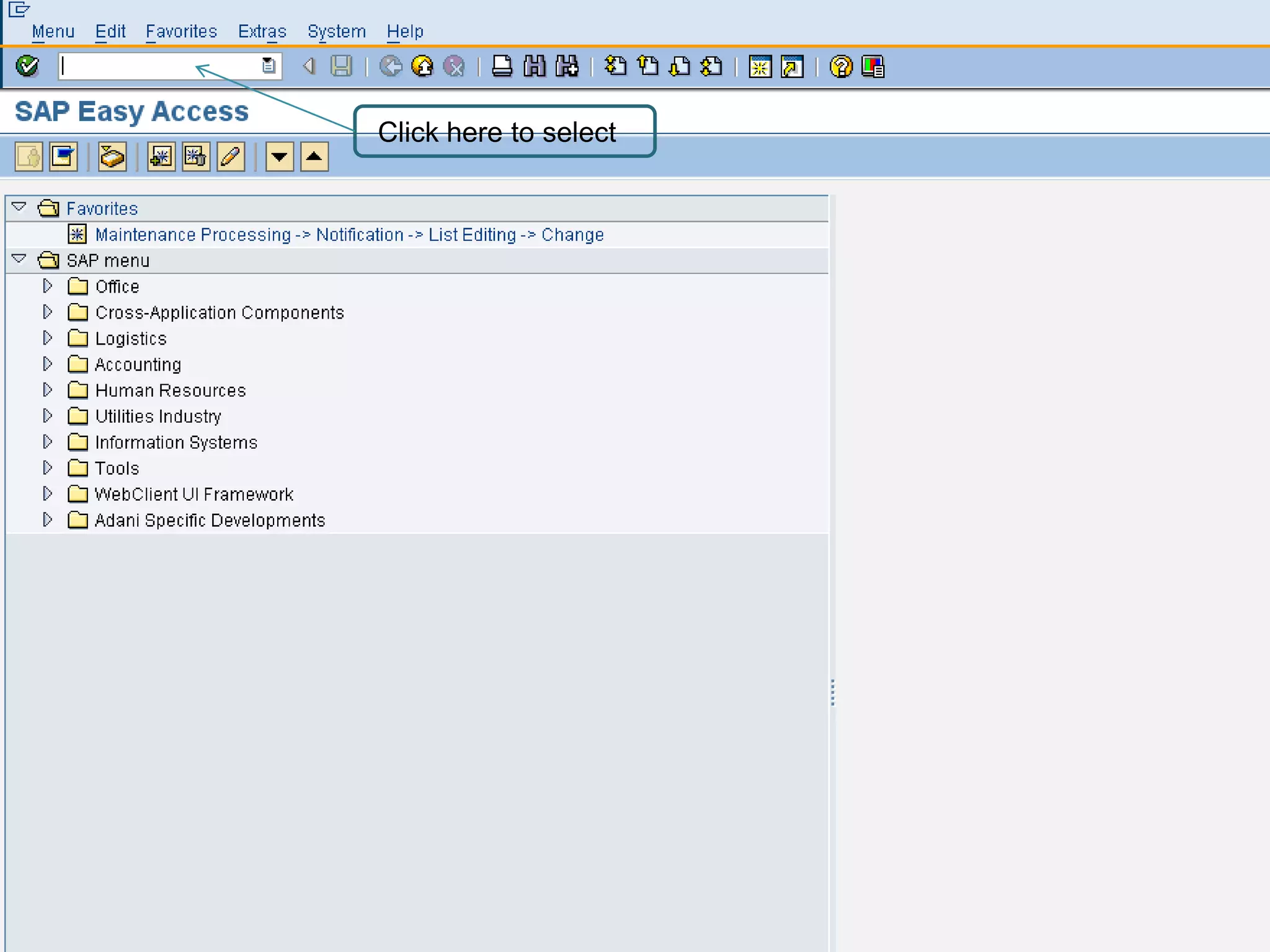 Click here to select
 