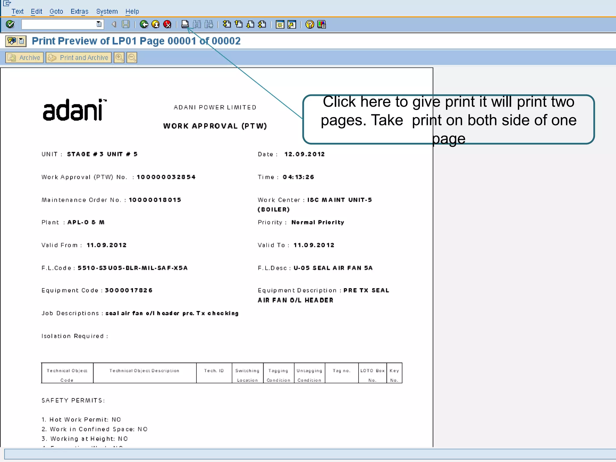 Click here to give print it will print two
pages. Take print on both side of one
                 page
 