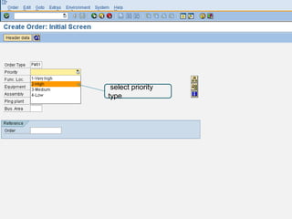 select priority
type
 