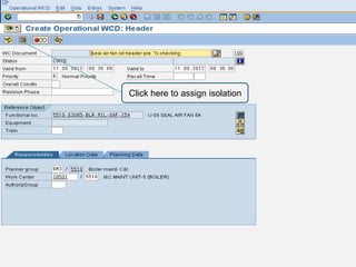Click here to assign isolation
 