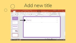 Create Your First PowerPoint (Tutorial) | PDF