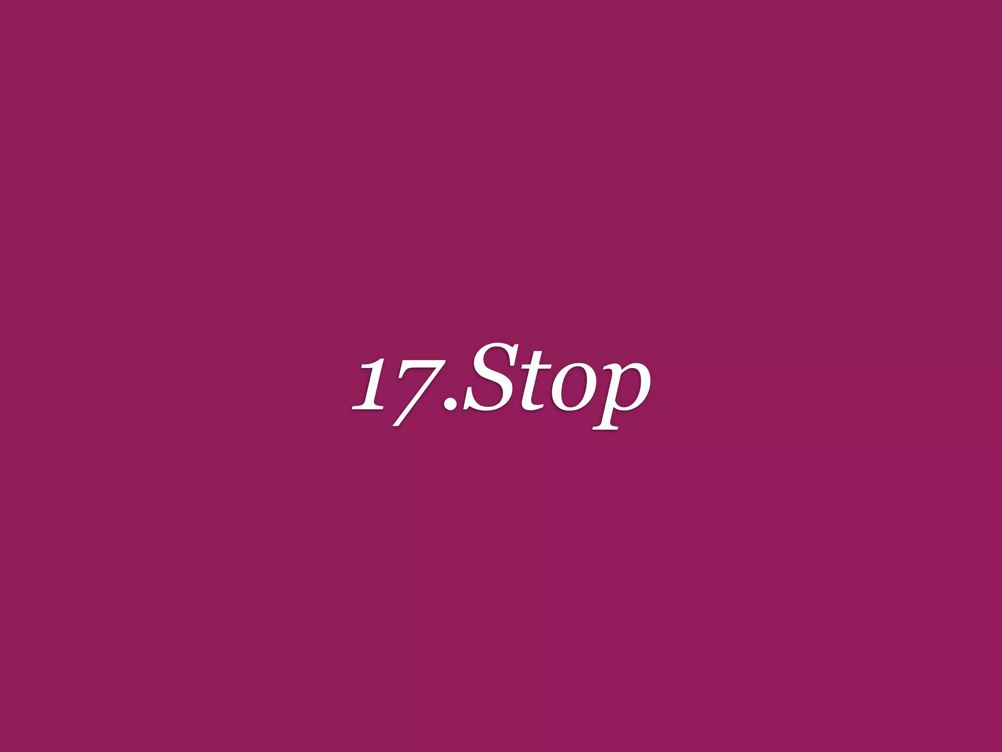 17.Stop
 