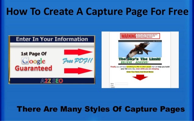 lead capture page