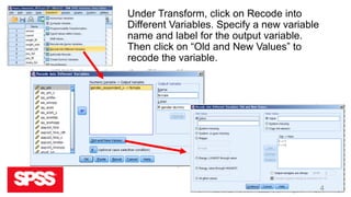 Multiple regression: creating a dummy variable and an interaction | PDF