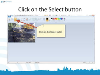 Click on the Select button
 