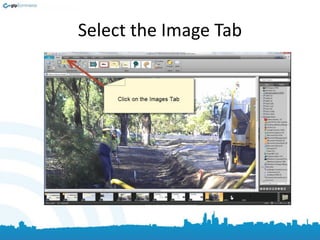 Select the Image Tab
 