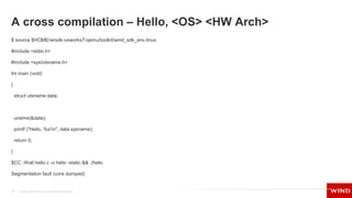 How to cross compile ROS2 distro by taken VxWorks RTOS as an example | PPTX