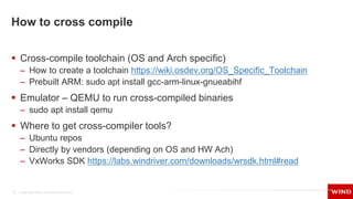 How to cross compile ROS2 distro by taken VxWorks RTOS as an example | PPTX