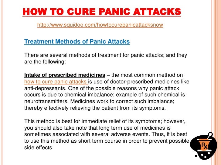 How To Cure Panic Attacks How To Cure Panic Attacks