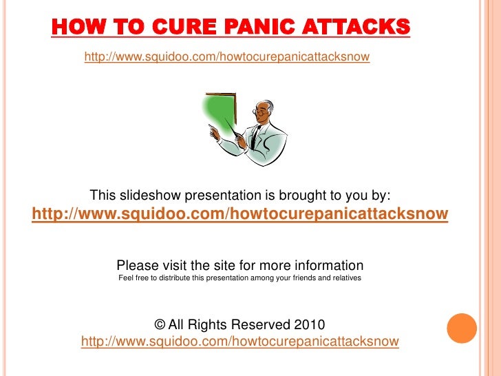 How to cure panic attacks stop panic when attack is imminent