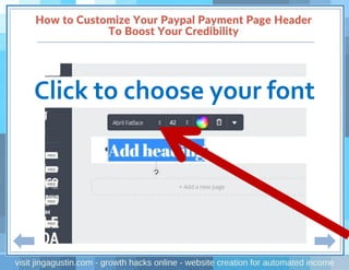 Click to choose your font
 