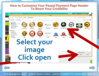 Select your
image
Click open
 