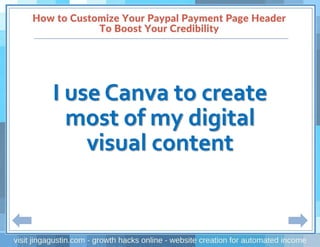 I use Canva to create
most of my digital
visual content
 