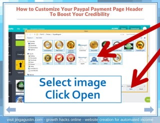 Select image
Click Open
 