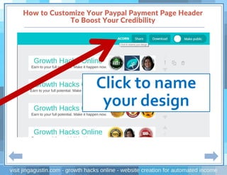 Click to name
your design
 