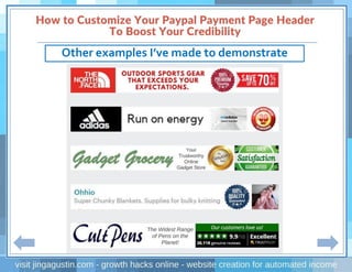 Other examples I’ve made to demonstrate
 