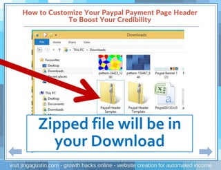 Zipped file will be in
your Download
 