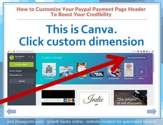This is Canva.
Click custom dimension
 